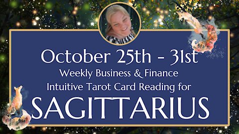 ♐ SAGITTARIUS 🏹 | OCTOBER 25th - 31st | Stop DOUBTING, be a LEADER! | Weekly BUSINESS Tarot Reading