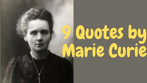 #mariecurie #mariecuriequoutes #motivationalquotes #shortsvideo 9 Quotes by Marie Curie