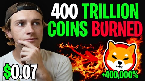 SHIBA INU COIN 400 TRILLION COINS BURNED 🔥 SHIB PRICE PREDICTION 🚨