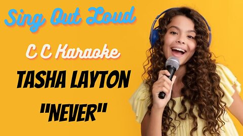 Tasha Layton "Never" (BackDrop Christian Karaoke)