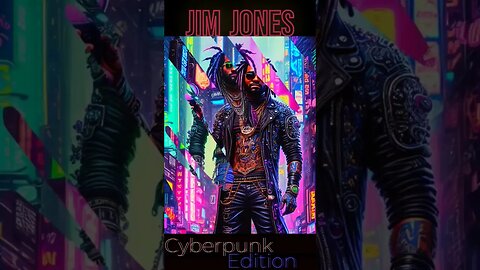 Jim Jones Cyberpunk AI Art Edition #hiphop #hiphopartist #rap #music