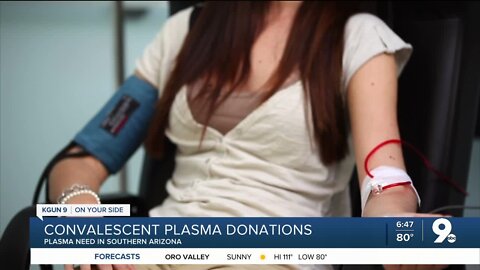 Red Cross in southern Arizona sees need for convalescent plasma donations