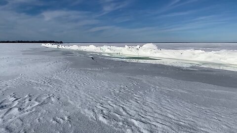 Exploring Beautiful Ice Heaves - Energizing Music - 45 minutes