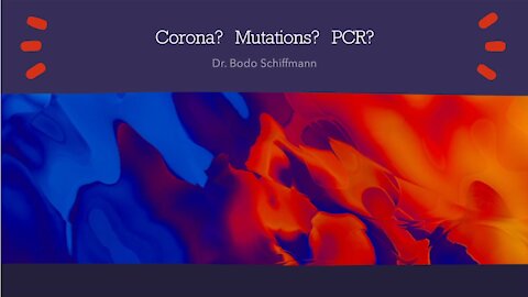 Alles außer Mainstream - Dr Bodo Schiffmann - 2/1/2021 - Corona, Mutations and PCR-Test (english)