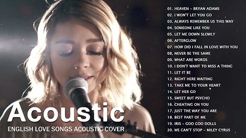 Acoustic Love Songs 2023 Top English Acoustic Cover Songs Guitar Acoustic Songs Playlist 2023