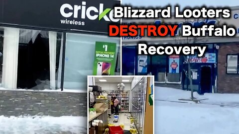 Buffalo Blizzard Looters Steal Relief Supplies From Children