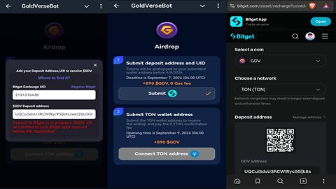 GoldVerseBot | No Gas Fees | On The First Round Of The $GDV Airdrop Is Live | Crypto Mining Bot 2024