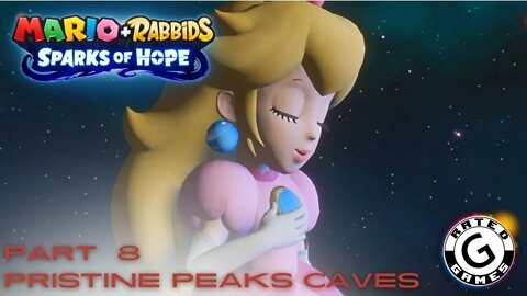 Mario + Rabbids Spark of Hope Gameplay - No Commentary Walkthrough Part 8 - Pristine Peaks Cave