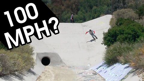 DOWNHILL SKATE CRASH IN LOS ANGELES