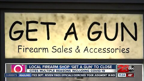 Baksrsfiled firearm shop 'Get A Gun' to close, says due to pandemic and gun restrictions