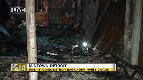 Fire at iconic Detroit bar under investigation