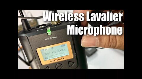 Comica CVM-WM100 48 UHF Channels Wireless Lavalier Microphone System Review