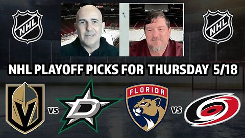 NHL Playoff Predictions | Florida Panthers vs Carolina Hurricanes Game 1 Betting | PuckTime May 18