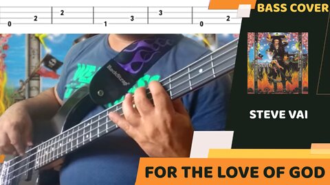 Steve Vai - For The Love Of God - Bass Cover & Tabs