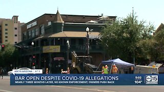 Tempe bar facing serious COVID-19 allegations pushes back on claims