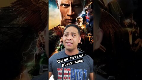 Quick Review | Black Adam aka The Rock as Dark Version Shazam.