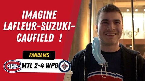 IMAGINE LAFLEUR-SUZUKI-CAUFIELD ! | MTL 2-4 WPG | FANCAM