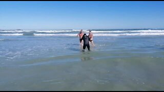 South Africa - Cape Town - 100th Robben Island Crossing (Video) (WFj)