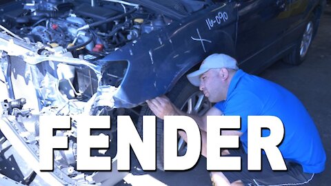 How to install a Fender - 2008 Subaru Forester