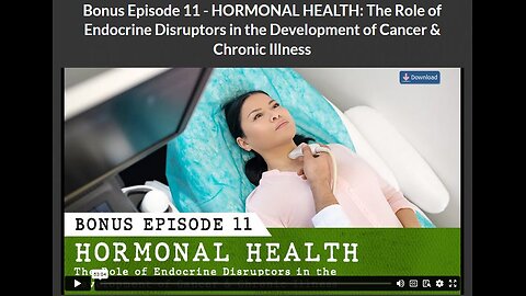 CANCER SECRETS: BONUS EPISODE 11- HORMONAL HEALTH: The Role of Endocrine Disruptors in the Development of Cancer & Chronic Illness