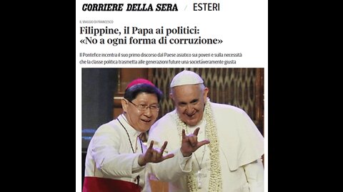 LE MENZOGNE E LE ERESIE DI PAPA FRANCESCO L'ANTICRISTO E DELLA CUPOLA MASSONICO PAGANA GESUITA POLITEISTA GRECO/EGIZIA/FENICIA/CANANEA SATANICA DELLA MAFIA DI SAN GALLO