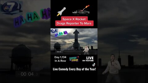 SPACE X ROCKET TAKES FIRST MAN TO MARS!! 😂🤣 #shorts #comedyshorts