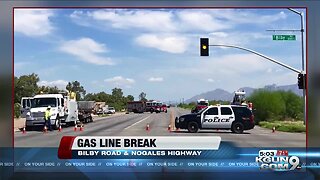 Nogales highway reopens after gas line break