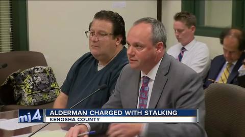 Kenosha alderman charged with stalking