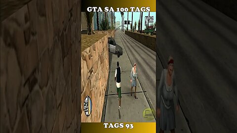 GTA SAN ANDREAS 100 TAGS TAG 93 #shorts #semedissaum #gta