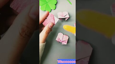 Easy Paper Craft Flower #ytshorts #craft #kidscraft