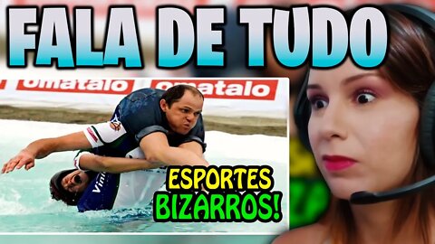 FALA DE TUDO | Os Esportes mais Estranhos e Bizarros do Mundo! - REACT