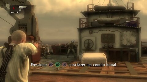 20 eliminações: Desert - 5 - Elimine 20 inimigos com a Desert - 5 - Uncharted: Drake's Fortune