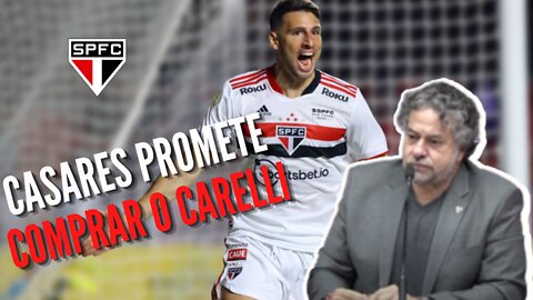 Presidente do São Paulo promete que vai contratar Calleri