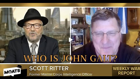 FMR MARINE MILITARY INTEL OFFICER SCOTT RITTER W/ BRITISH MP GEORGE GALLOWAY-GENOCIDE IN GAZA JGANON