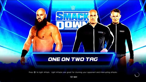 WWE Friday Night Smackdown Braun Strowman vs Imperium in a Handicap Match