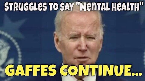 BIDEN GAFFES: Joe is Not Well