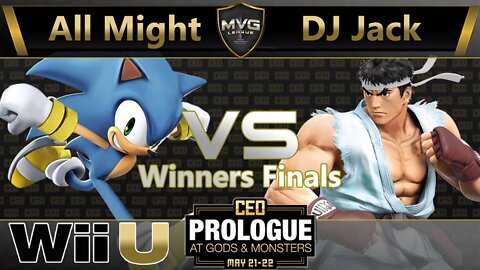 All Might (Sonic) vs. TGL|DJ Jack (Ryu) - Winners Finals - CEO Prologue