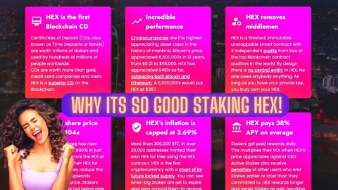 Why Its So Good Staking Hex!