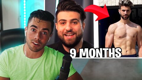 FITNESS COACH REACTS SypherPK's 75LBS Transformation (insane weight loss)