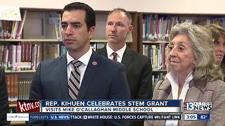 Rep. Kihuen visits local magnet school