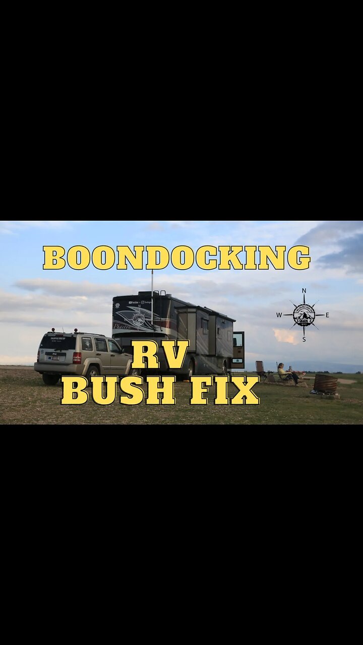 RV Bush Fix. #shorts #bushfix #boondocking #rvlife #rvdiy
