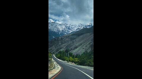 highway with beautiful view