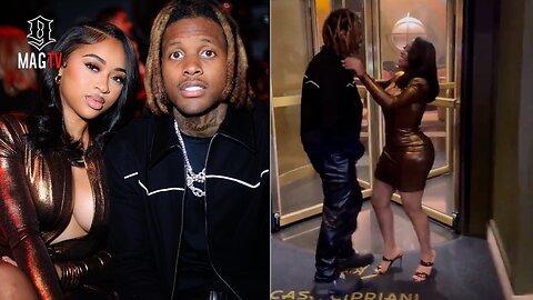 Lil Durk & Fiancee India Royale Are The Cutest Couple During New York Fashion Week! 😍