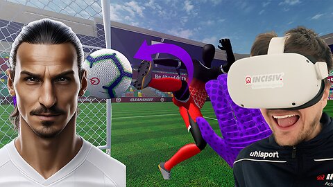 SAVING IBRAHIMOVIĆ'S BEST GOALS IN VR (Cleansheet)