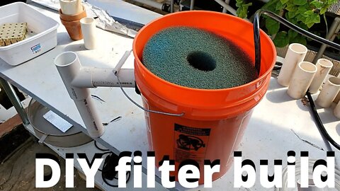 Super simple DIY 5 gallon bucket pond filter (Answer subscriber questions)