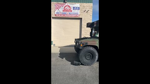 Product testing with HMMWV Ambulance! Will it crush?