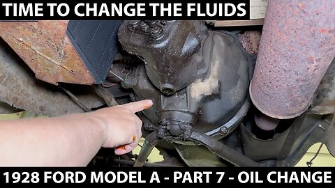 1928 Ford Model A Fluids Change