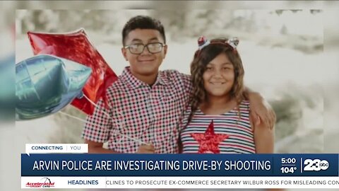 Arvin police investigating drive-by shooting that killed 10-year-old