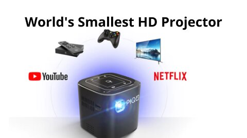 Meet PIQO - World's Smallest HD Projector