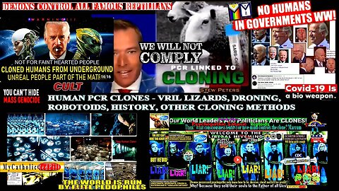 HUMAN (PCR) CLONES - VRIL LIZARDS, DRONING, ROBOTOIDS, HISTORY, OTHER CLONING METHODS